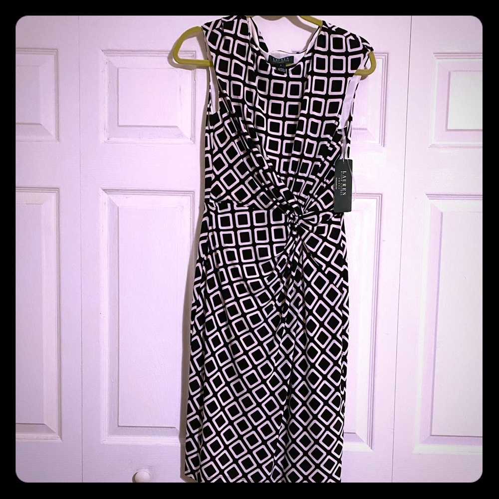 Black & white Ralph Lauren dress mid